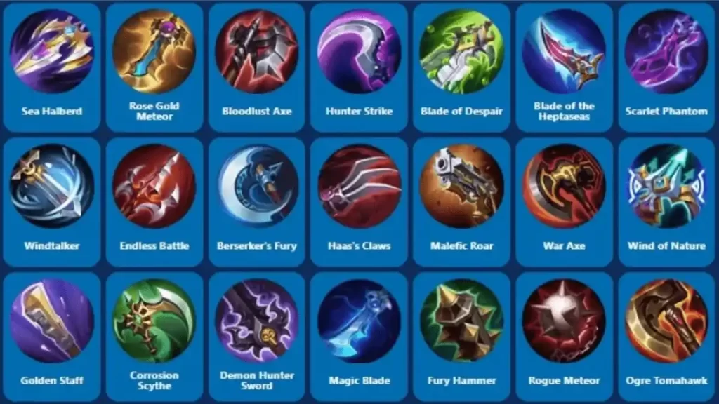 Mobile Legends Bang Bang Items and Builds