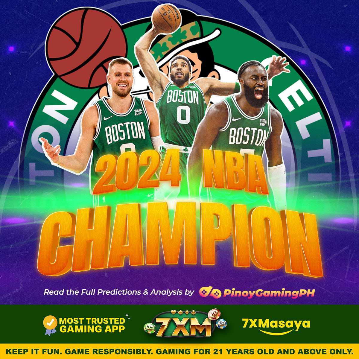 NBA Champions 2024 Boston Celtics Flawless Victory Game 5