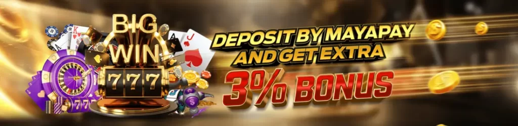 deposit-get 3% bonus!