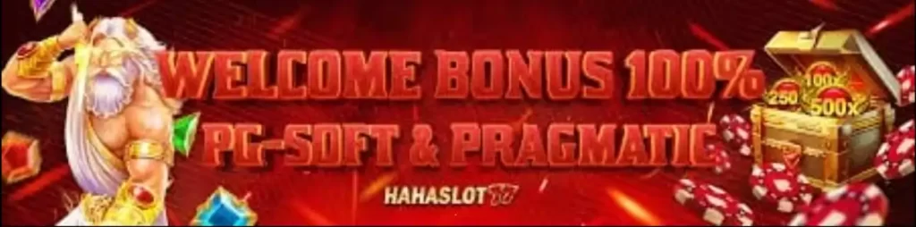 HAHASLOT77 BANNER