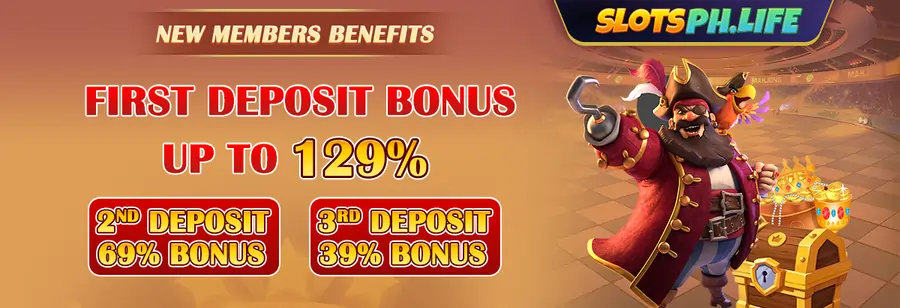 slotsph- first deposit bonus up  tp 129%